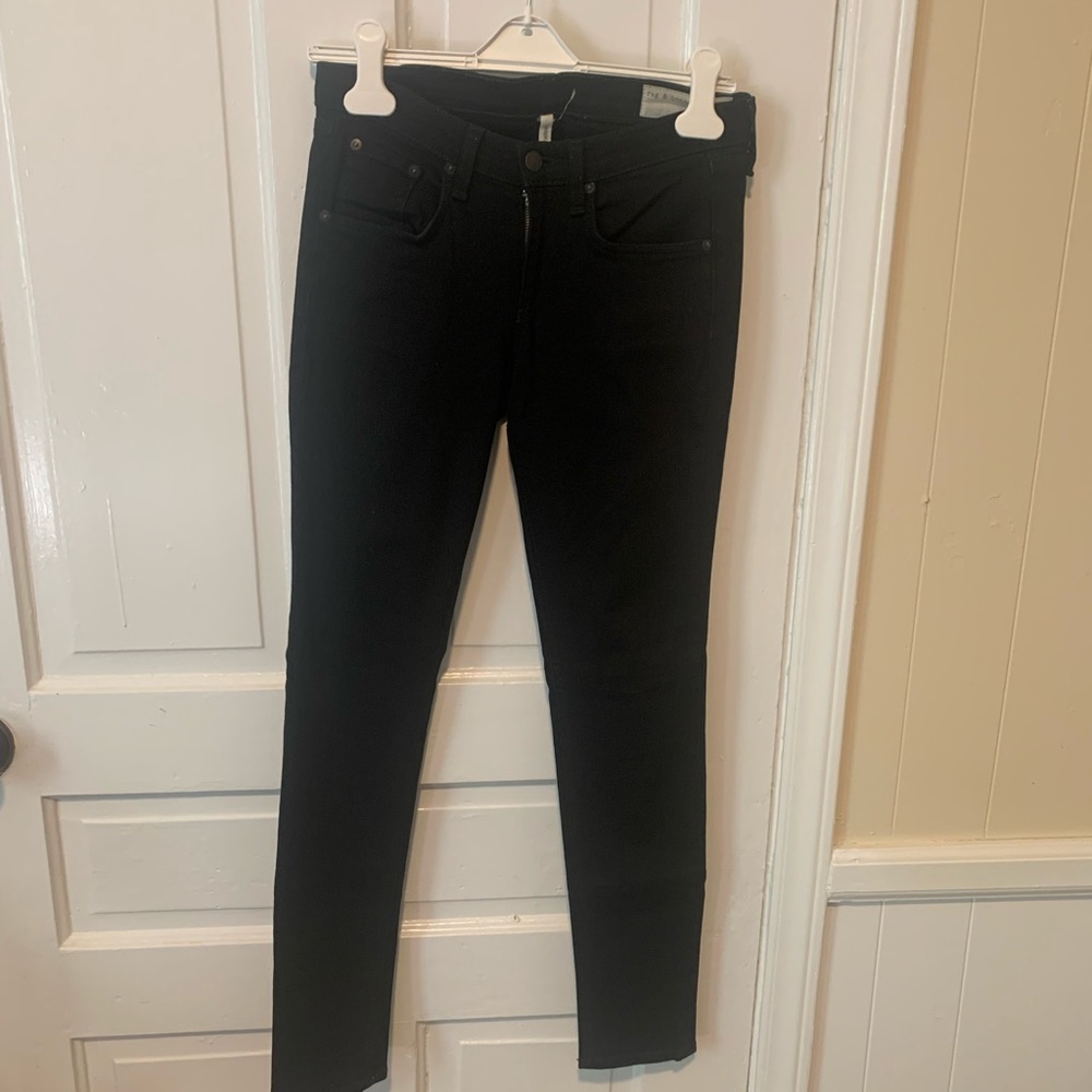 rag & bone straight leg jeans, size 26